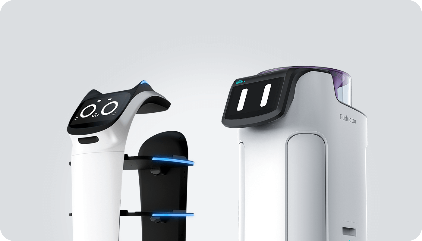02 Against virus with Technology. Pudu robot
     support more than 100 hospitals and quarantines