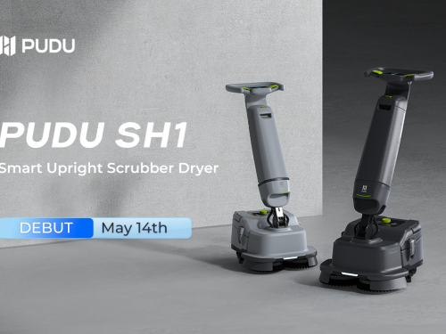 Pudu Robotics Unveils Enhanced PUDU SH1 Smart Upright Scrubber Dryer at Interclean 2024