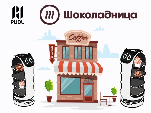 Cat robot delivers food to tables in Moscow restaurant